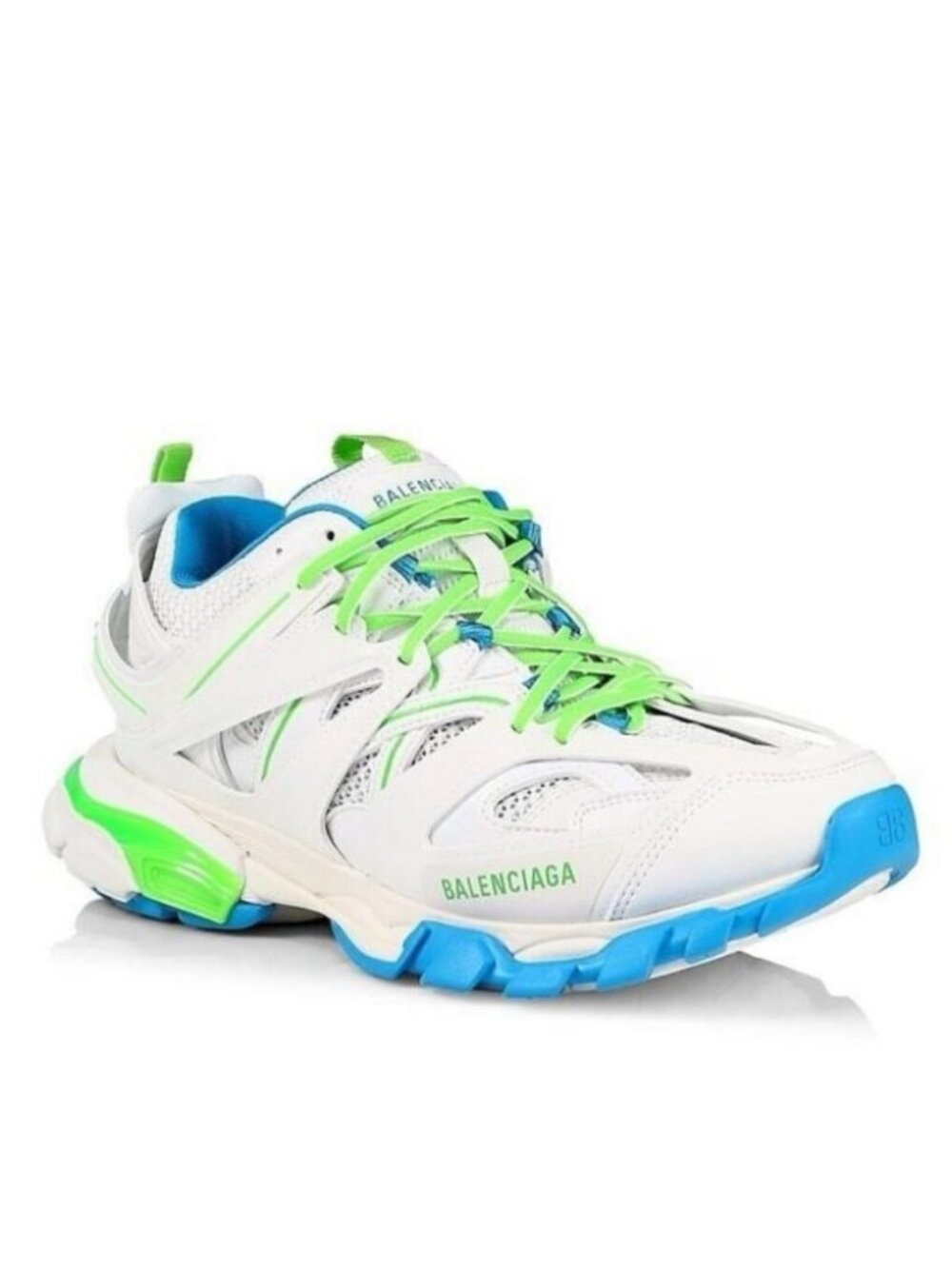 Balenciaga Track Sneaker White Green New Size 11
